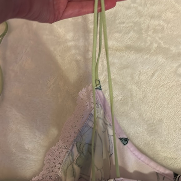 Linea Donatella Purple Tropical Cami & Shorts Pajama Set - Picture 8 of 16